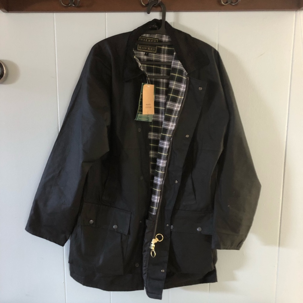 Walker & Hawkes - Men's Wax Jacket - LARGE